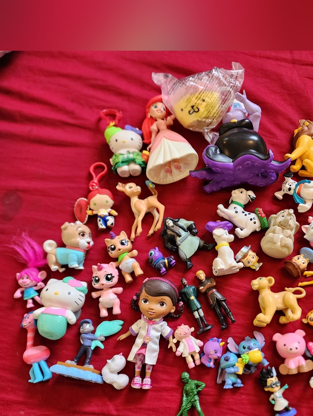 Large Toy Lot Disney Mixed Brands